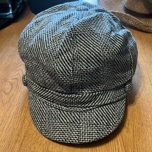 Another cute hate- tweed design - black and white